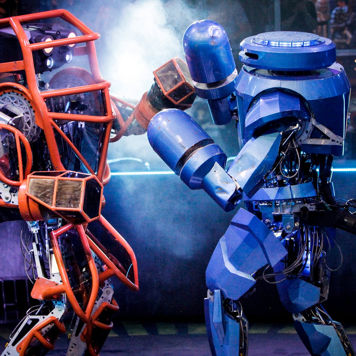 an application project for robots fighting, designed by author