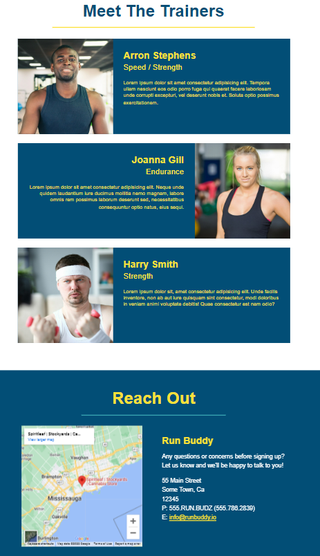 a project called run buddy designed by author